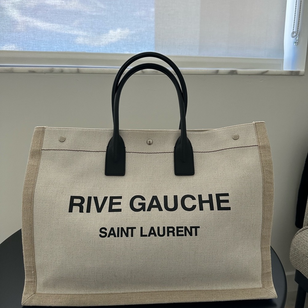 YSL Tote Bag $1,350 Beige color 

Perfect condition rarely used
